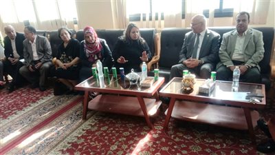 زيارة فريق وحدة الجودة والاعتماد لكلية التربية بجامعة بنها