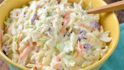 طريقة عمل سلطة الكول سلو مثل المطاعم