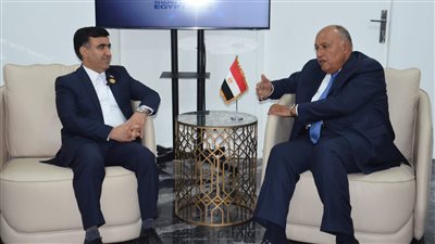 رئيس مؤتمر المناخ يستقبل نائب رئيس إيران والوفد المرافق له