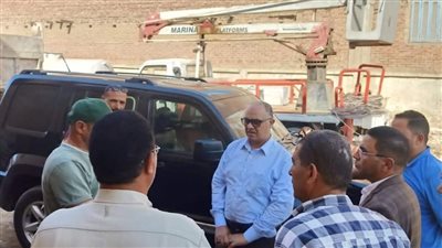 السكرتير العام لمحافظة الجيزة يتفقد توسعات الطريق الأبيض بكرداسة