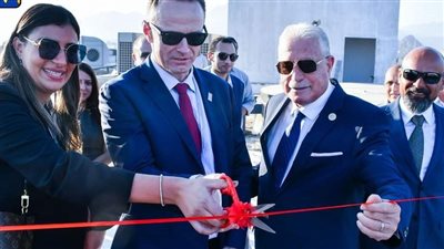 فودة يفتتح محطة الطاقة الشمسية أعلى مجلس المدينة الجديد ومبنى الخدمات الملحق 