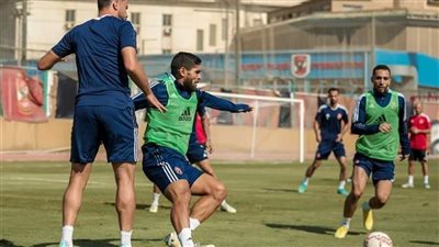 شاهد.. مران الأهلي اليوم استعدادا لمواجهة فريق المقاولون العرب