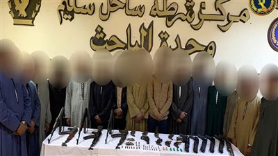 حملة أمنية بأسيوط تضبط 20 قطعة سلاح ناري و4 قضايا مخدرات 