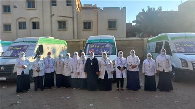 الكشف على 1771 مريضًا في قافلة علاجية بمنشأة شومان بالدقهلية