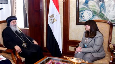وزيرة الهجرة تستقبل أسقف مصر في أوهايو وميتشجن وإنديانا