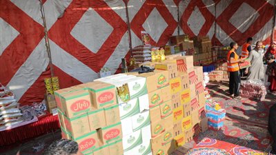 بثاني أيام نقله، انتظام العمل بالشادر الجديد بقرية 