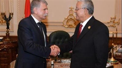 تفاصيل لقاء حنفي جبالي ورئيس الجمعية الوطنية المجرية