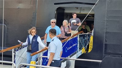 الإسكندرية تستقبل 899 سائحا من جنسيات متعددة على متن الباخرة السياحية Azamara Journey