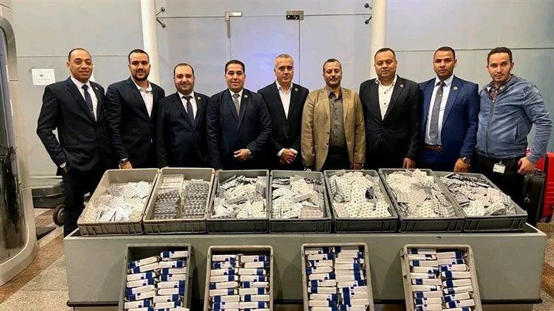 المضبوطات بحوزة رجال