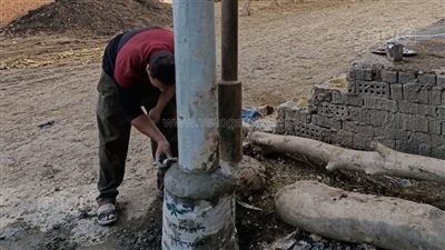 تركيب 25 عمود إنارة.. وصيانة الكشافات فى وحدة مسهلة بالغربية|صور