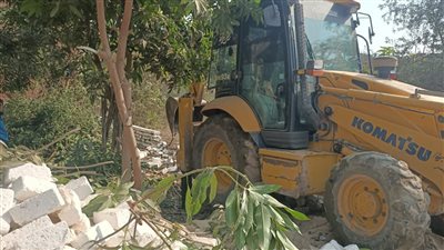 إزالة 10 حالات تعد بقرى منيل السلطان والحلف الشرقي وصول ونزلة