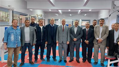 جامعة بنها تفتتح صالة الألعاب الرياضية بالمدينة الطلابية