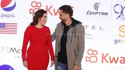 الظهور الأول في حدث فني.. إلهام عبد البديع وزوجها على ريد كاربت 