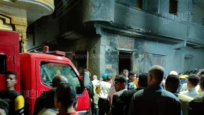 السيطرة على حريق التهم شقة سكنية بالغربية|صور