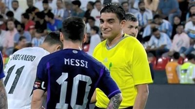 إبراهيم نور الدين عن تحكيم مباراة لميسي: عوض من عند ربنا والسوشيال ميديا فرحانة بيا