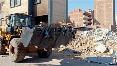 محافظ الشرقية: رفع 200 طن قمامة من منشية السادات بالزقازيق 