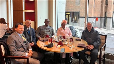 وزير الرياضة يبحث التعاون مع مفوض الاتحاد الأفريقي على هامش اجتماعات الرادو