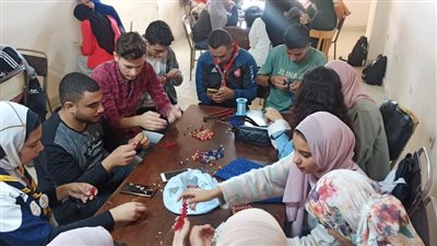  جامعة سوهاج تنظم ورشة فنية لمختلف أعمال الرسم وفن التطريز