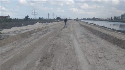 10 صور ترصد تطوير طريق بحري من كوبري المحور حتى مستشفى ٣٠ يونيو ببورسعيد