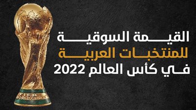 القيمة السوقية للمنتخبات العربية في كأس العالم 2022| انفوجراف