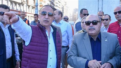 محافظ الإسكندرية يفتتح التشغيل التجريبي لمشروع نفق وكباري 45 «أنور السادات» 