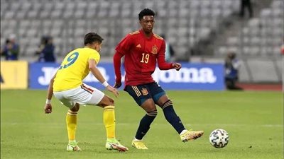 بالدي نجم برشلونة ينضم لقائمة إسبانيا بديلا لخوسيه جايا