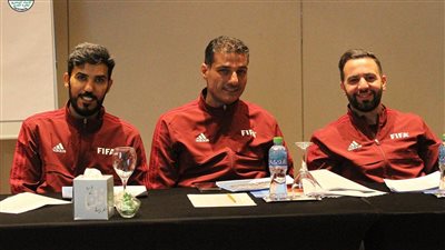 تعرف على طاقم حكام مباراة مصر وبلجيكا 