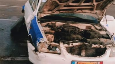 إصابة 6 أشخاص في تصادم سيارتين بطريق الإسماعيلية - القاهرة الصحراوي | صور