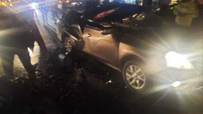 تصادم 6 سيارات أعلي كوبري سيدي جابر بالإسكندرية.. وأنباء عن وقوع مصابين ووفيات |صور