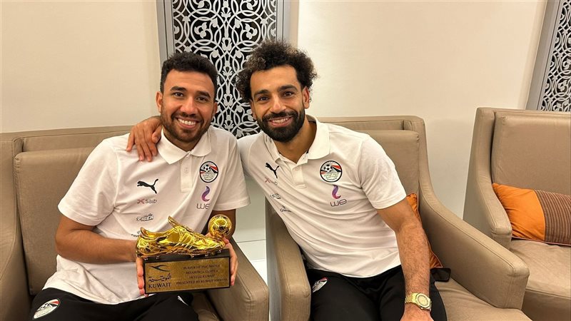 محمد صلاح مع تريزيجيه
