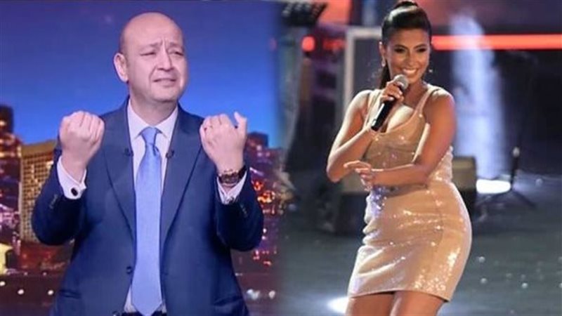 عمرو أديب يرقص مع