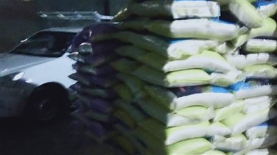 ضبط 5 أطنان أرز مجهولة المصدر وغلق 5 مخابز بالمنوفية