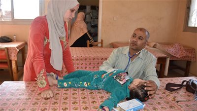 جامعة مدينة السادات تطلق قافلة طبية مجانية بقرية مصطاى بقويسنا
