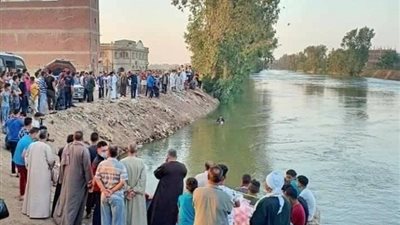غرق شابين في مياه النيل بقرية ملاحية سعيد ببني سويف