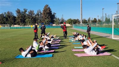 المنتخب الأوليمبي يختتم تدريباته استعدادا لودية المغرب الثانية | صور