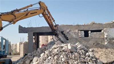حملة مكبرة لإزالة المباني على أملاك الدولة بأحياء الإسكندرية 