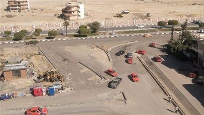 استكمال أعمال تطوير محور فؤاد عزيز غالي بالإسماعيلية | صور 