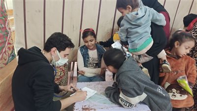 جامعة مدينة السادات تطلق قافلة طبية متكاملة بقرية شبرا زنجى