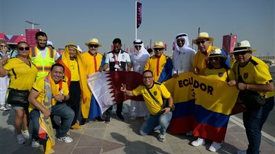 بدء توافد الجماهير على ستاد البيت قبل افتتاح كأس العالم | صور 