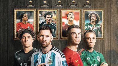أبرزهم ميسي ورونالدو.. 4 لاعبون يشاركون في كأس العالم للمرة الخامسة 
