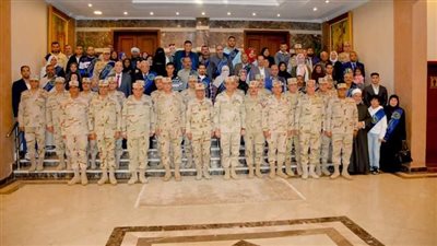 المنطقة المركزية العسكرية تنظم احتفالية لتكريم أسر الشهداء ومصابى العمليات الحربية 