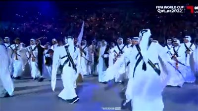 العرضة القطرية والخليجية حاضرة في افتتاح مونديال قطر 2022 | فيديو 