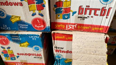 ضبط صاحب مخزن مواد غذائية بحوزته 100 كرتونة سناكس منتهية الصلاحية في طنطا