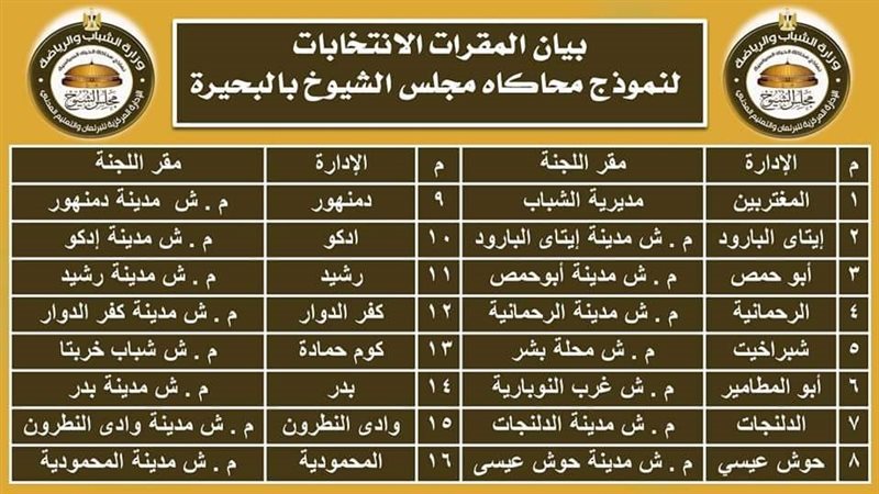 انتخابات نموذج محاكاة