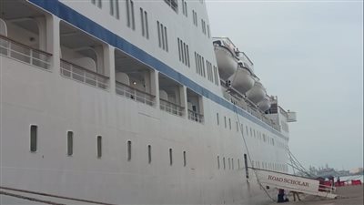 الإسكندرية تستقبل 440 سائحا على متن باخرة سياحية | صور