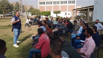 مياه الفيوم تدرب العاملين على الأساليب المتقدمة في الصحة والسلامة المهنية