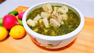 طريقة عمل القلقاس بالخضار واللحمة | فيديو 