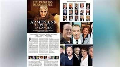 نداء 120 مثقفا ومفكرا فرنسيا بارزا لإنقاذ أرمينيا وآرتساخ: الأرمن.. شعب في خطر