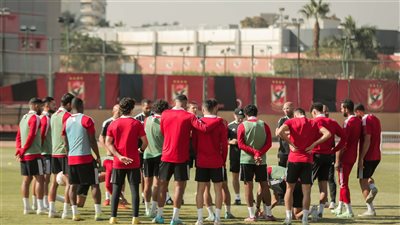 الأهلي يواصل تدريباته استعدادًا لمواجهة المقاولون العرب 