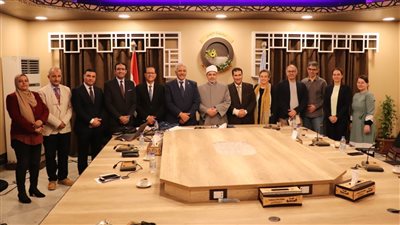 وفد ميربورج الألمانية يناقش التعاون مع جامعة الأزهر في مختلف المجالات 